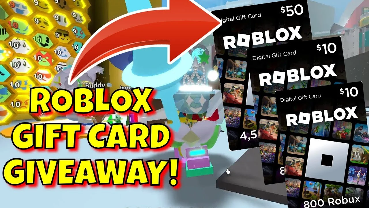 Roblox Gift Card Giveaways