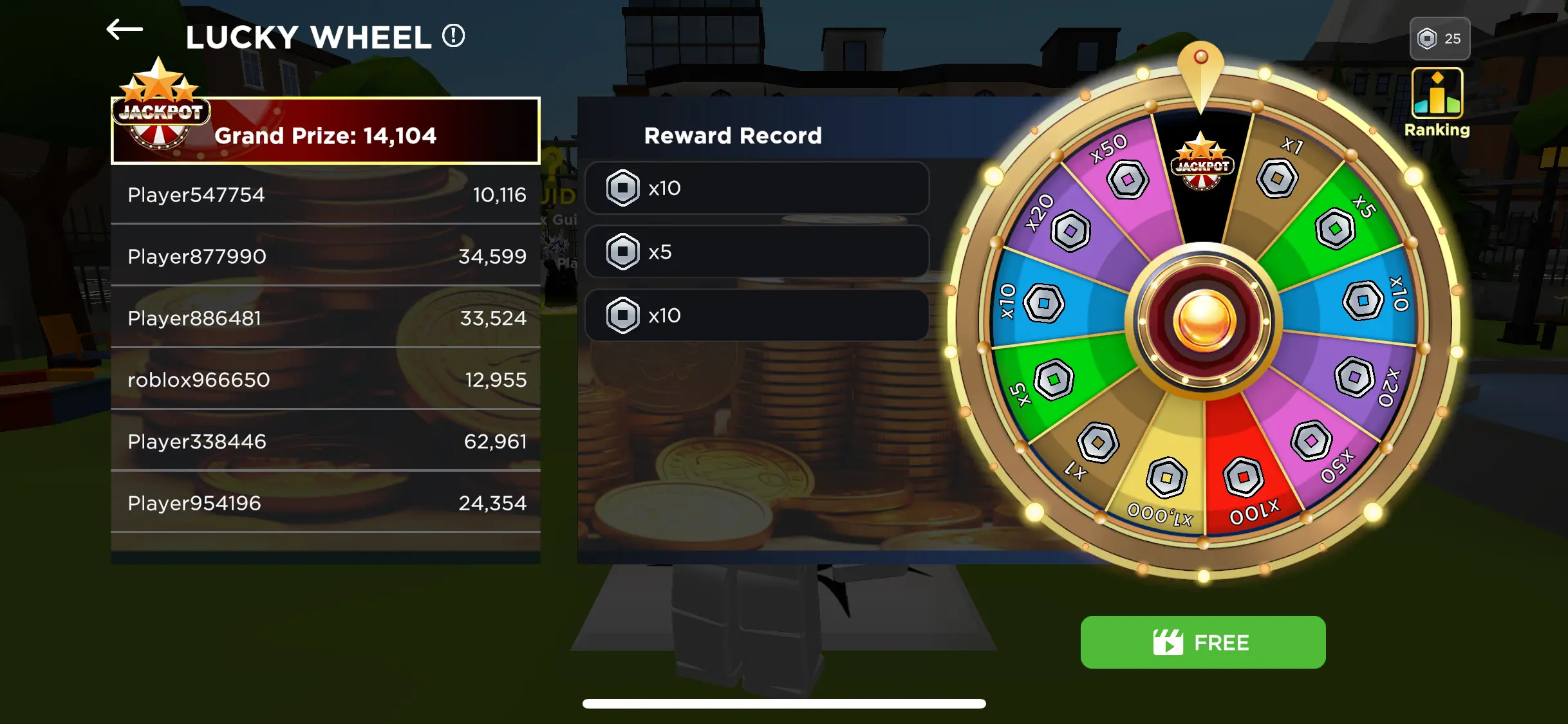 Lucky Wheel Blox World